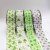 Cross-Border Hot Sale 3.8cm Irish Festival Decorative Colored Ribbon Four-Leaf Clover Ribbed Band Thermal Transfer Ribbon