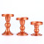 Factory Fixed Glass Spray Color Candlestick Transparent Glass Crystal Candlestick Wholesale Home Ornaments Candlestick