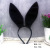 Internet Celebrity Sexy Plush Rabbit Ears Cute Headband Female Headband New Non-Slip Hair Binding Halloween Hairband