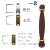 Factory Direct Sales Production High and Low PU Leather Oil Edge Gift Box Handbag Strap Box Decoration Handle