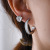 Arrival Earrings Ins Style Rhinestone Earrings Frosty Style Stud Earrings Ear Ring Tassel Wave Earrings Eardrop Jewelry