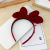 Processed Large Red Bow Headband Japan and South Korea Cute Girl's Three-Dimensional Headband Hair Accessory Exaggerated Bandeau Headdress