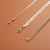 European and American Fashion Jewelry Summer Hot Creative Scale Chain like Flat Snake Three-Piece Anklet Wholesale