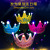 Children's Birthday Party Hat Internet Celebrity Luminous Birthday Hair-Hoop Headband Cartoon Hat Prince Princess Crown Manufacturer