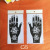 India Nepal HN Tattoo Palm Template Inkjet Painting Hollow Large Template Hand Template Design