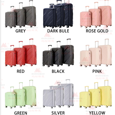 factory customized wholesale PP luggage carry on suitcase set travel luggage