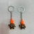 Hot Selling Cartoon Flexible Rubber Key Chain Animal Key Accessories Three-Dimensional Doll Mini Pendant