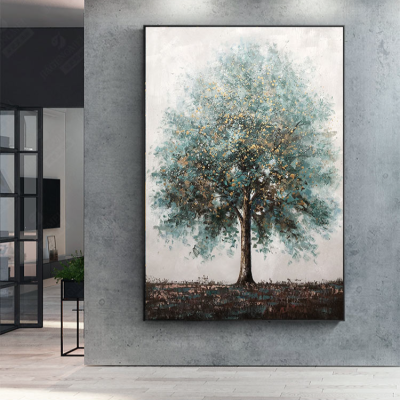 European and American Scenery Oil Painting Bedroom Living Room Decorative Painting Simple Style Mural Sofa Background Painting Decoration Decoration Hanging Painting