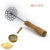 Factory Delivery Wooden Handle Double-Rib Potato Press Plastic Handle Manual Potato Press Mud Triturator Creative 