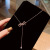 Online Influencer Necklace Female Niche Ins Style Clavicle Chain Refined Rhinestone Pendant New Fashion Ornament jewelry