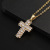 New Trend Creative Design Color Zircon Clavicle Chain European and American Supply Simple Cross Necklace Pendant for Women