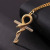 INS Retro Punk Cross Personalized Pendant Necklace Men's and Women's Special Interest Light Luxury Design Titanium Steel Clavicle Chain