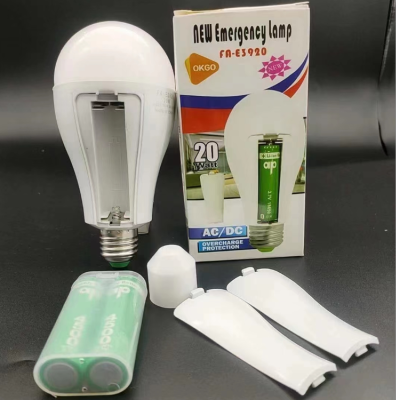 LED Headlamp for Emergency Use Household Led External Battery Rechargeable Screw E27 Emergency Lighting Lamp