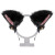 Japanese Cute Plush Cat Ear Bell Bow Lolita Headdress Fox Ear Accessories Cat Ear Headband