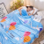 Factory Direct Sales Flannel Blanket Four Seasons Air Conditioning Blanket Fleece-Lined Thickened Sable Fur Running Rivers and Lakes Gift Stall Bed Sheet