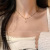 Ins Style Light Luxury Minority Design Sense Temperament Clavicle Chain Fashion All-Match Necklace Jewelry Fashion