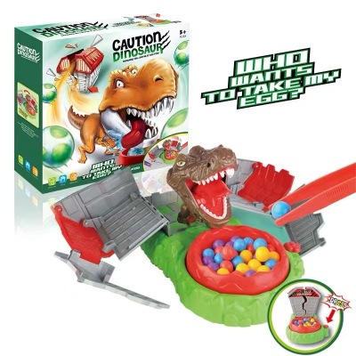 Cross-Border Amazon New Dinosaur Surprise House Funny Children's Toy Parent-Child Interaction Double Battle Board Game