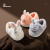Xiaolumili Children's Slippers Wholesale Autumn and Winter Bag Heel Plush Baby Cotton Shoes Girls Indoor Lightweight Toddler Cotton Slippers