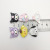 Cartoon Animal Transparent Sanrio Resin Accessories DIY Barrettes Head Rope Patch Storage Box Phone Case Material
