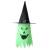 Halloween Flashing Hat Pendant Ghost Festival Decoration Arrangement Wizard Ghost Lamp Christmas Outdoor Decoration Flashing Hat