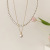 Double Layer Twin Pearl Necklace Female Ins Style Pearl Pendant Light Luxury Minority Clavicle Chain High Sense Temperament Necklace