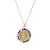 INS Niche Design Necklace Vintage Color Zircon Gold-Plated Collarbone Necklace Virgin Mary Pendant Necklace Wholesale