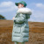 2022 New Children's down Jacket Girls' Mid-Length Western Style Wash-Free Medium and Big Children Glossy Thickened White Duck down Coat