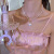 Necklace Women's Summer Light Luxury Minority Design Sense Heart Clavicle Chain High Sense Online Influencer Jewelry