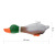 Factory Direct Sales Pet Latex Toys Soft Bite-Resistant Latex Sound Green-Headed Duck Vent Relieving Stuffy Dog Toy