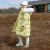 2022 New Children's down Jacket Girls' Mid-Length Western Style Wash-Free Medium and Big Children Glossy Thickened White Duck down Coat