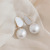 New 925 Silver Stud Earrings Personality Korean Earrings High Sense Generous Earrings All-Match Earrings for Ladies Wholesale