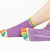 Yoga Socks Sub-Square Sliding Letter Dispensing Massage Toe Socks Cross-Border Sports Fitness Open Finger Color Finger