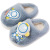 Cheerful Mario Children's Cotton Slippers Warm Cartoon Home Indoor Baby Home Shoes Non-Slip Closed Toe Children's Slippers