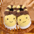 Children's Cotton Slippers Girls' Cartoon Bee Cute Home Cotton-Padded Shoes Fleece-Lined Boys' and Kids' Baby Girls' Slippers Bag Heel