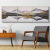 Three-Piece Painting Corridor Decoration Oil Painting Mountains and Rivers Background Painting Simple Style Living Room Mural Bedroom Sofa Background Mural