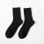 Autumn and Winter Socks New Solid Color Vertical Stripes Men's Socks Men's Mid-Calf Length Sock Classic Casual and Comfortable Cotton Socks Wholesale Manufacturers