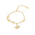 Fresh Ginkgo Leaf Hetian Jade Bracelet Female Ins Special-Interest Design Little Fairy Retro Girlfriends Girlfriend Gift