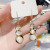 Foreign Trade Luxury Small Calabash Matte Gold Opal Stone Ear Studs Hot Selling Popular Online Red Same Fashion Refined Long Earrings