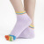 Yoga Socks Sub-Square Sliding Letter Dispensing Massage Toe Socks Cross-Border Sports Fitness Open Finger Color Finger