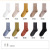 Women's Mid-Calf Socks Korean Style Autumn and Winter Loose Stockings Solid Color Ins Trendy Japanese Style Retro Women's Socks Wholesale