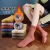 Women's Socks Winter Fleece Lined Padded Warm Keeping Terry Sock Women's Mid-Calf Maternity Socks Winter Korean Floor Terry-Loop Hosiery