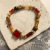 Original New Chinese Natural Book Stone Tiger Stone Agate Bracelet Female Retro Style Glaze Bracelet Ornament Wholesale