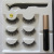 False Eyelashes Magnetic Liquid Eyeliner Tweezer Set Five Magnets Eyelash Three Pairs