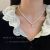 Korean Dongdaemun Baroque Pearl Necklace Female Ins Style Double Layer Twin Fashion Temperament Necklace Clavicle Chain Fashion