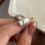 Square Shell Zircon Ring Female Light Luxury Minority Design High Sense Index Finger Ring Ins Tide Fashion Personality Ring