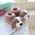 Winter Children's Cotton Shoes Female Cute Cartoon Dog Fleece-Lined Fluffy Shoes Interior Home Boys' and Girls' Bags Heel Cotton Slippers