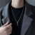 Thorn Pendant Necklace Men's Ins Trendy Hip Hop Minority Simple Design High Sense Necklace Boys Accessories
