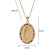 European and American Fashion Cross-Border Religion Copper Micro Inlay Color Zircon Pendant Female Ornament Virgin Mary Necklace