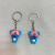 Hot Selling Cartoon Soft Rubber Animal Keychain Key Accessories Three-Dimensional Doll Mini Pendant