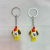 Hot Selling Cartoon Soft Rubber Animal Keychain Key Accessories Three-Dimensional Doll Mini Pendant